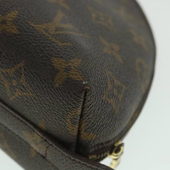LOUIS VUITTON Monogram Trousse Demi Ronde Cosmetic Pouch M47520 LV Auth yk8915 - Picture 7 of 16